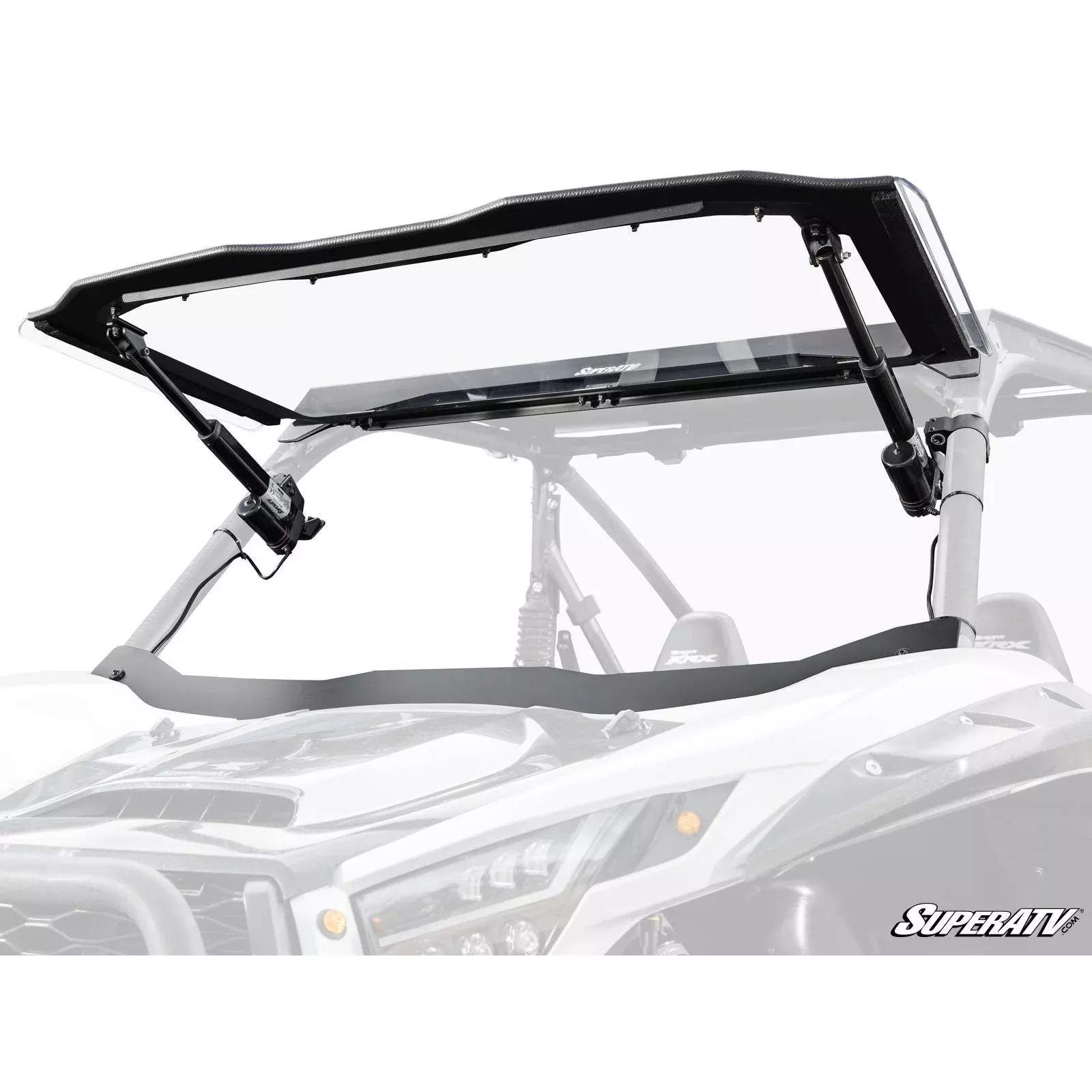 SuperATV Kawasaki Teryx KRX 1000 MaxDrive Power Flip Windshield PFWS-K-KRX-70