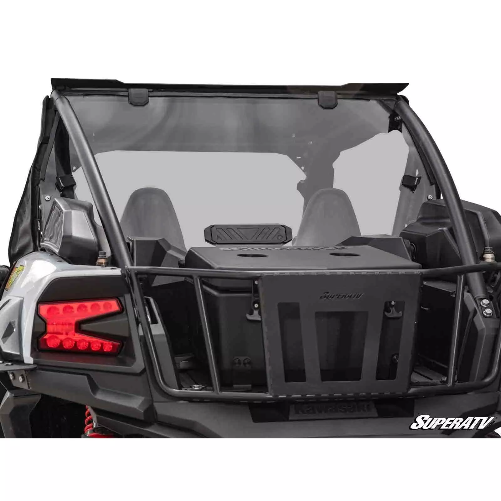 SuperATV Kawasaki Teryx KRX 1000 Rear Vented Windshield RWS-K-KRX-V-76