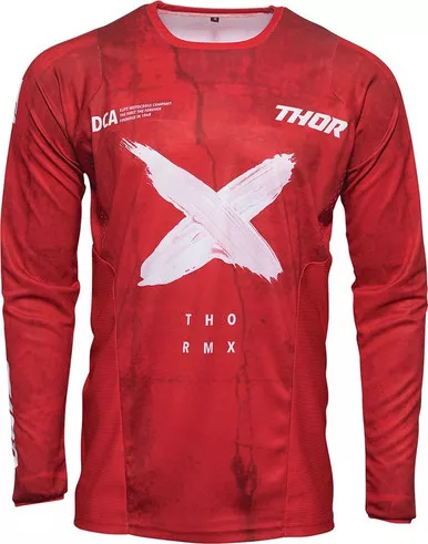 Thor Pulse HZRD Red White Jersey