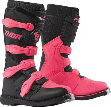Thor Womens Blitz XP Black Pink Boots