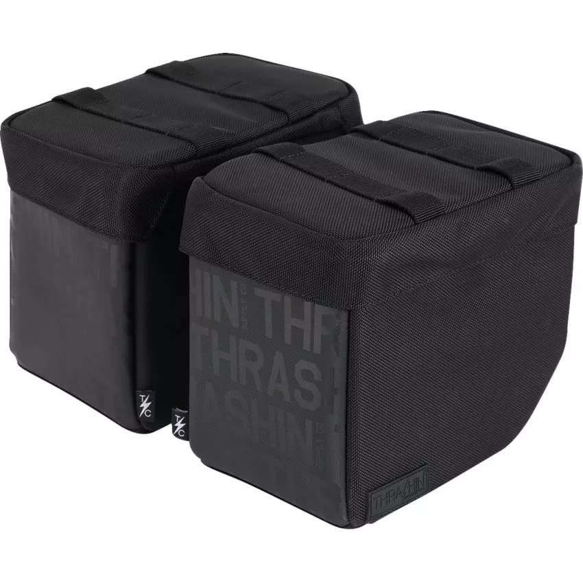 Thrashin Supply Co. Essential Mini Saddlebags for Harley Softail/Dyna/FXR/XL