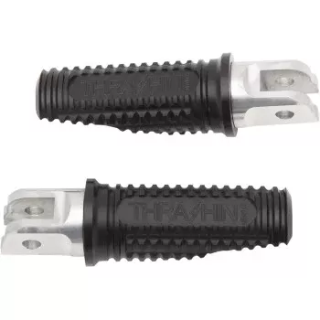 Thrashin Supply Co. Thrashin Supply Burnout Footpeg – Front – Black – Softail – 1620-2067