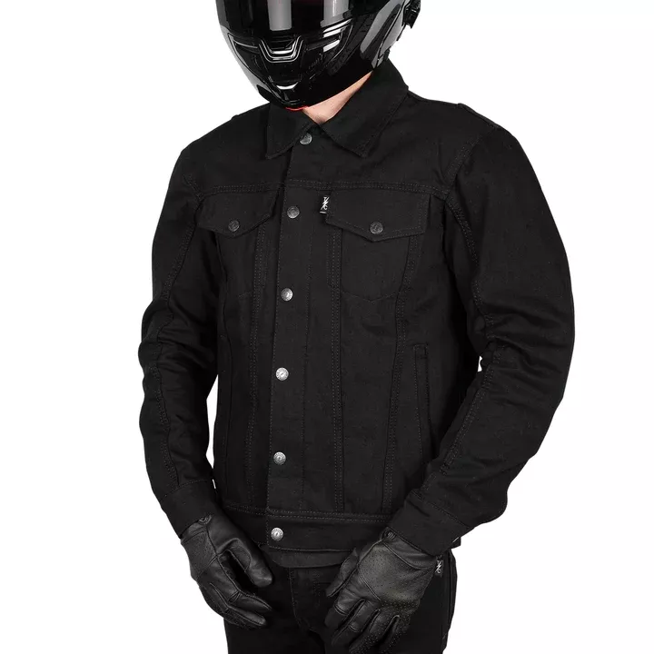 Thrashin Supply Co. Thrashin Supply Highway V2 Denim Riding Jacket – Black – 2820-6480