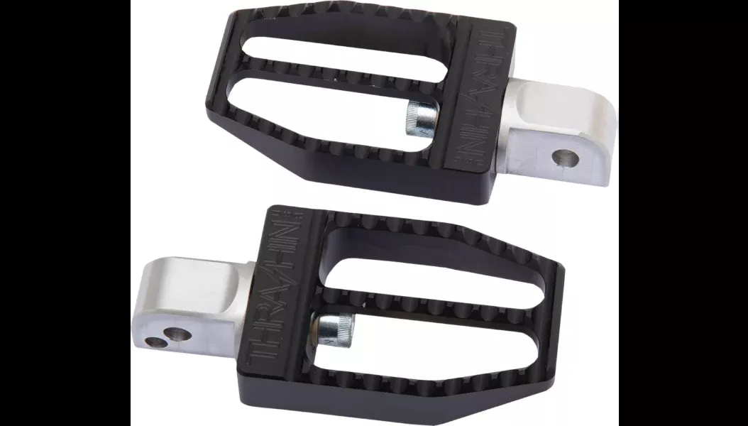 Thrashin Supply Co. Thrashin Supply Militant Footpegs – Rear – Black – Softail – 1620-2098
