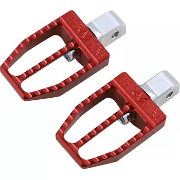 Thrashin Supply Co. Thrashin Supply Militant Footpegs – Rear – Red – Softail – 1620-2101