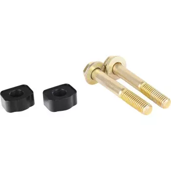 Thrashin Supply Co. Thrashin Supply Riser Extensions - 1/2" - Black - 0602-1107