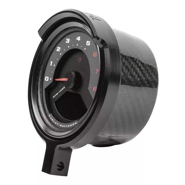 Thrashin Supply Co. Thrashin Supply Softail Gauge Relocation – Black – 2210-0645