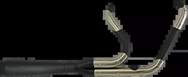Trask Assault 2:1 Exhaust - Black - Straight