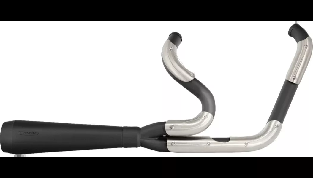 Trask Assault 2 Into 1 Exhaust System – Black – Dyna – TM-5020BK