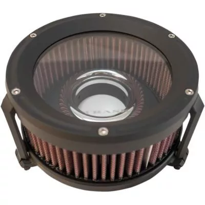 Trask Assault Charge High-Flow Air Cleaner, Flat Black, Fits 17 & Newer FLHT/ FLHR/ FLHX/ FLTRX/ FLTRU/ FLTRK and 18 & Newer Softails