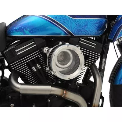 Trask Assault Charge High-Flow Air Cleaner, Raw Machined, Fits 01-17 Twin Cam w/Delphi EFI, 99-06 Big Twin w/ CV Carb (except 08-17 Touring, 16-17 FXDLS, 16-17 Softails, 14-15 FLSTNR and 11-12 FLSTSE)