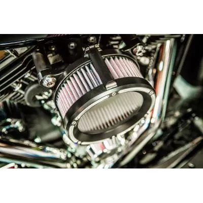 Trask Assault Charge High-Flow Air Cleaner, Reverse Cut, Fits 08-16 FLHT/ FLHR/ FLHX/ FLTR/ H-D FL Trike, 16-17 FXDLS, 16-17 Softails, 14-15 FLSTNSE and 11-12 FLSTSE