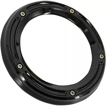 Trask Assault Derby Cover - Clear - Gloss Black - TM-0041BK