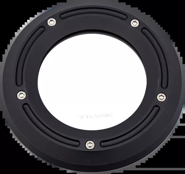 Trask Assault Derby Cover With Window – Matte Black – Softail