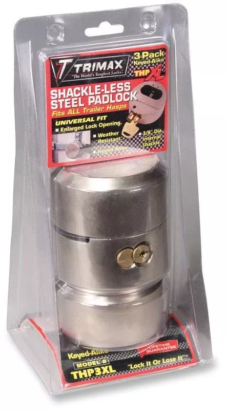 Trimax THP3XL 3 Pack Hockey Puck Locks