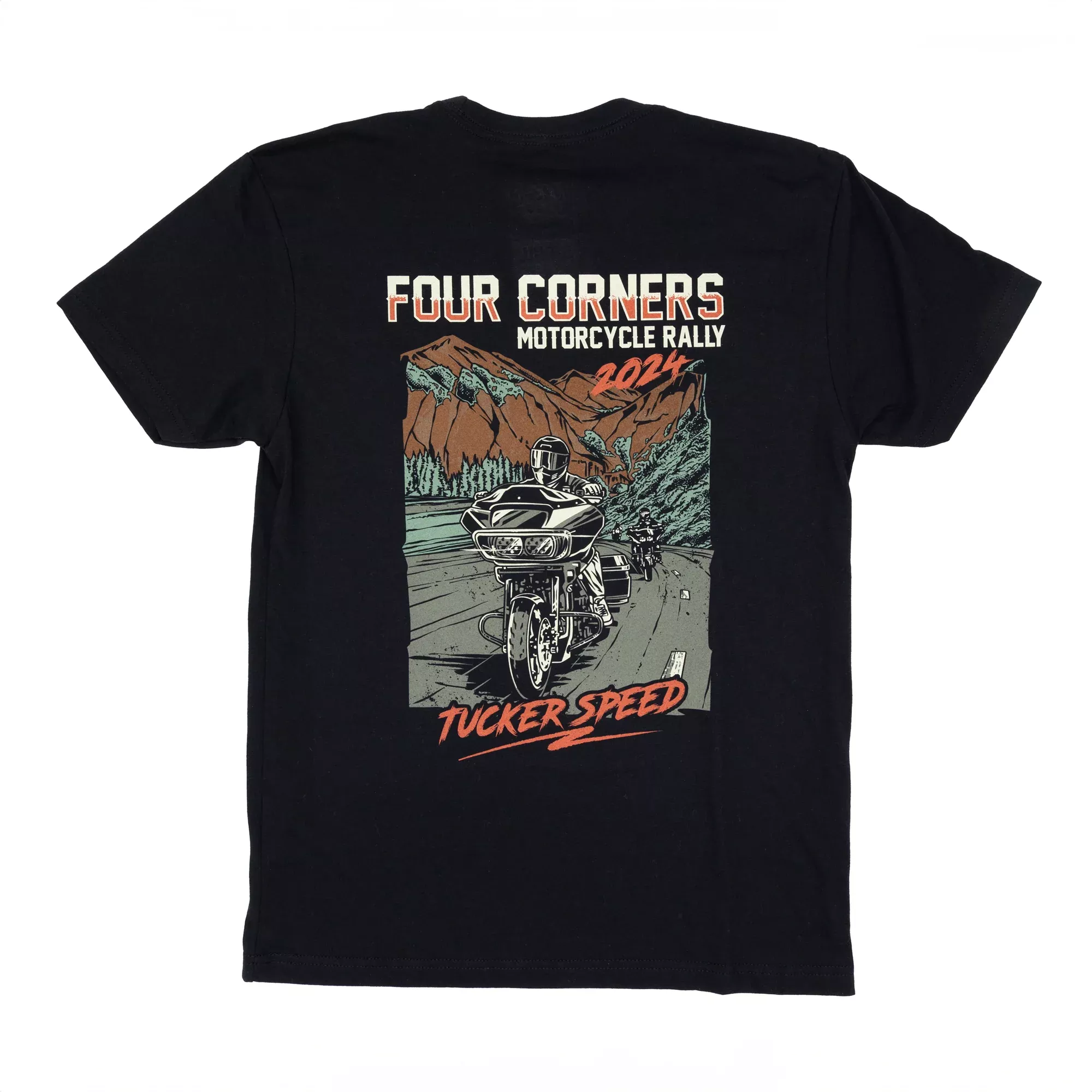 Tucker Speed Four Corners 2024 T-Shirt – Black