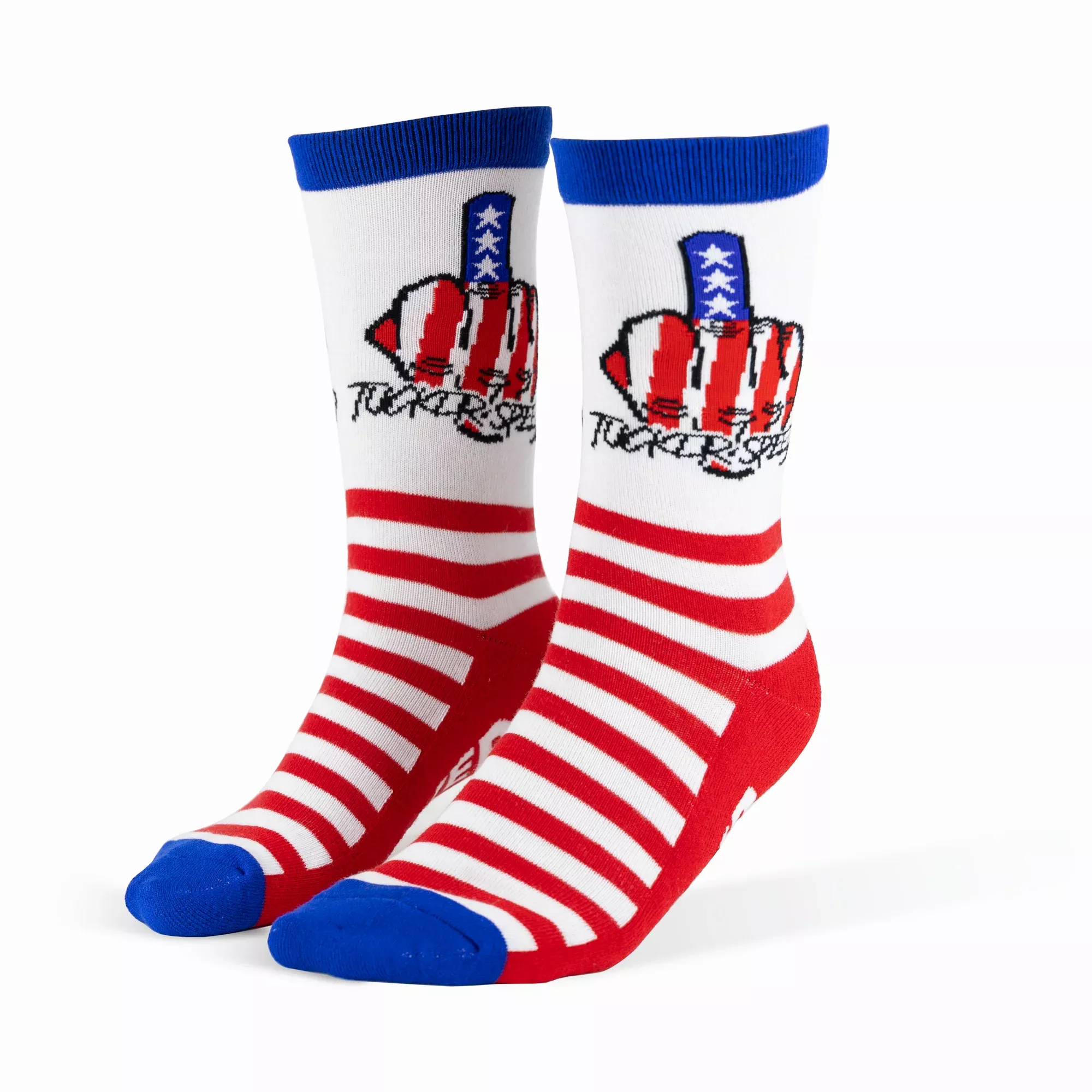 Tucker Speed Premium Crew Socks - Finger Logo