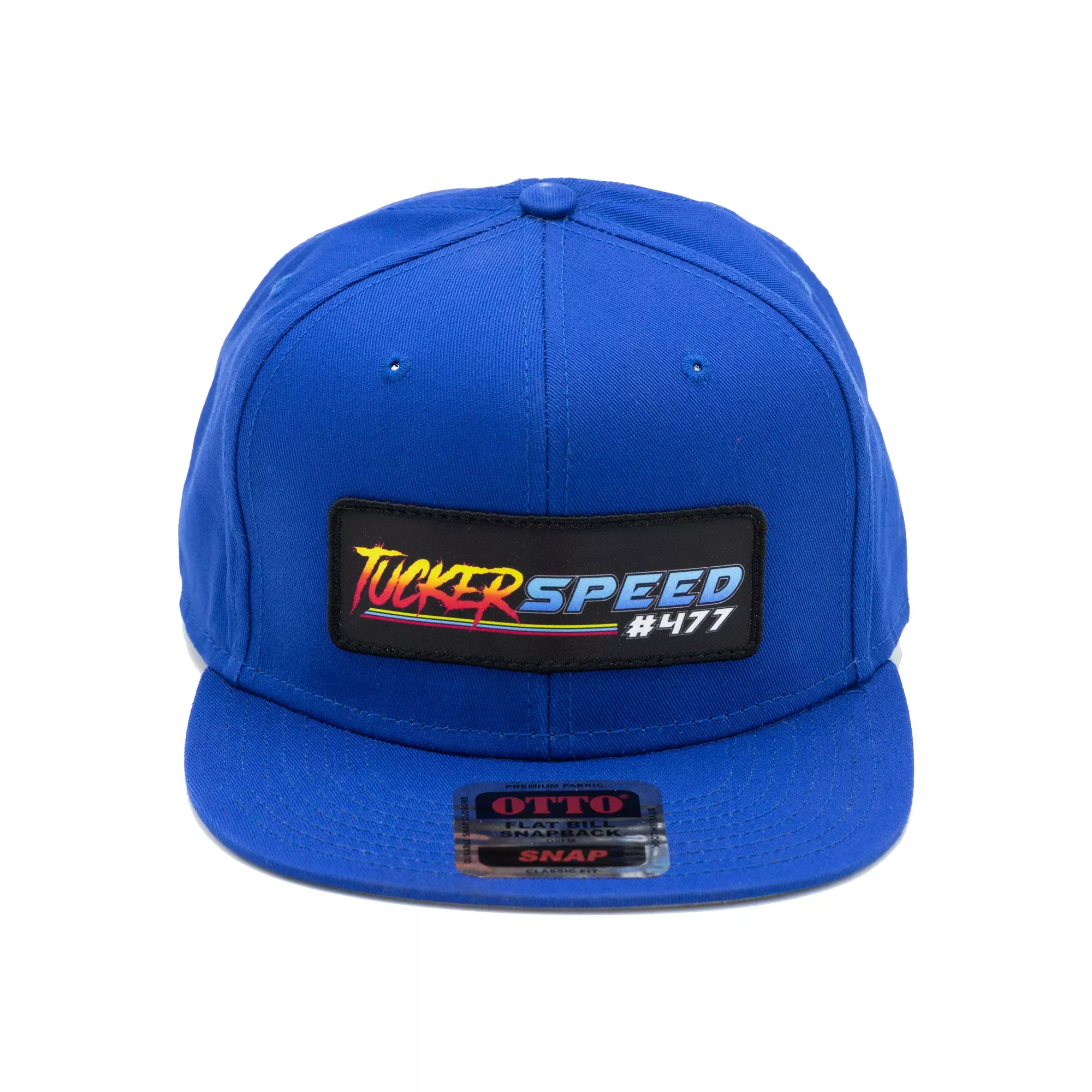 Tucker Speed Race Logo Patch Hat – Blue