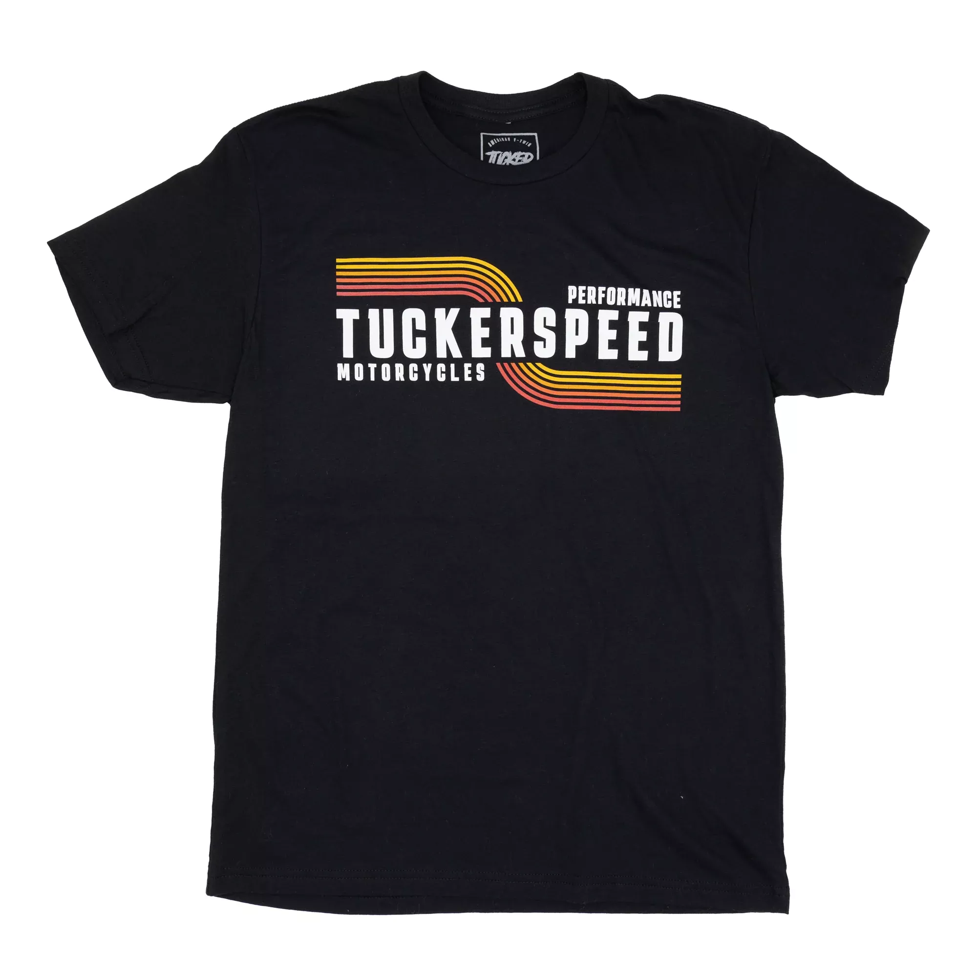 Tucker Speed Sunset Swoosh T-Shirt – Black
