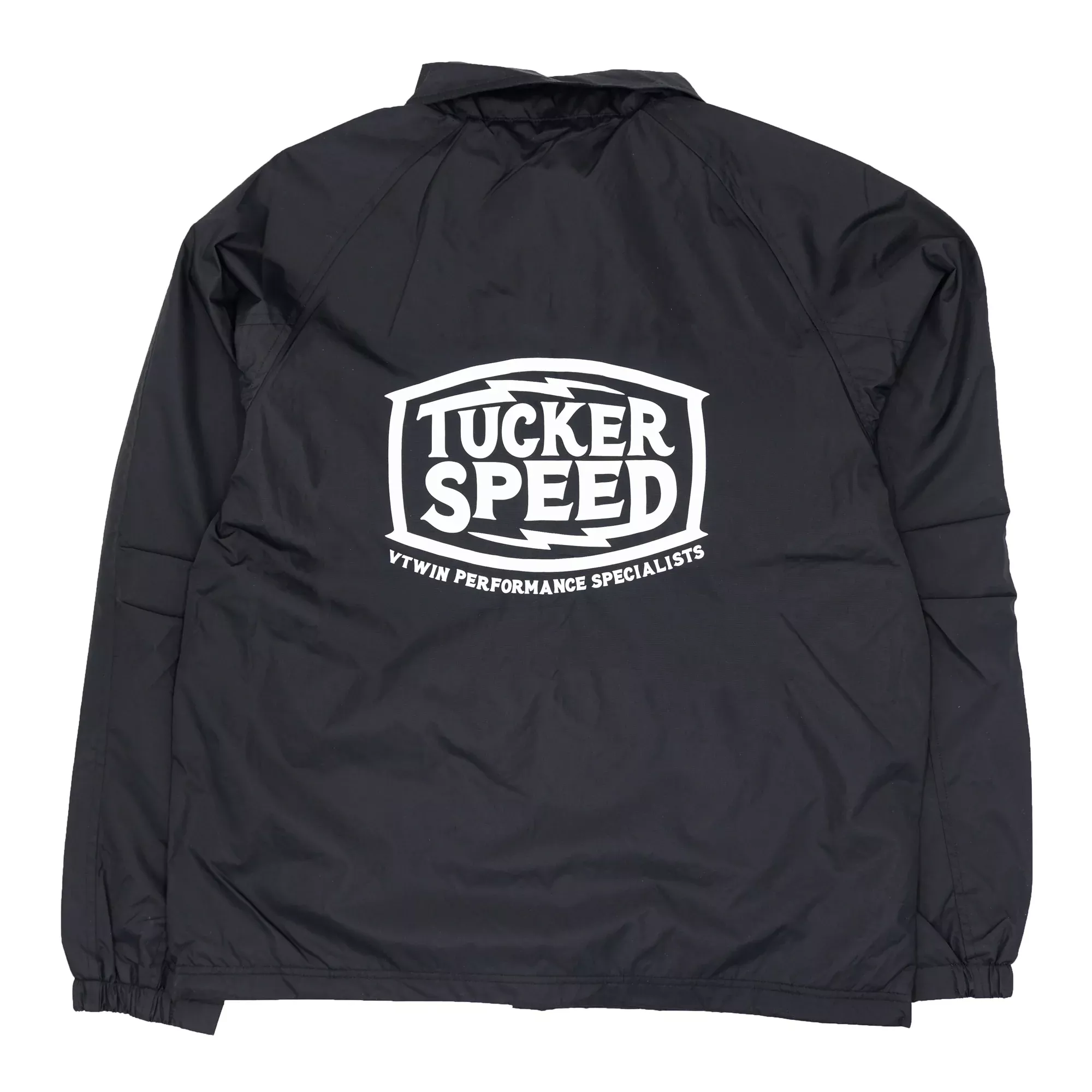 Tucker Speed V-Twin Performance Specialists Lined Coach Jacket – Black