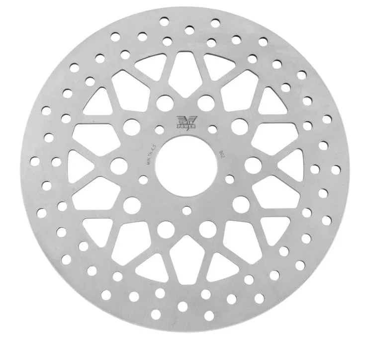 Twin Power Rear Rotor 11.5" Solid Mesh 1404T Harley Touring Softail Dyna 84-17