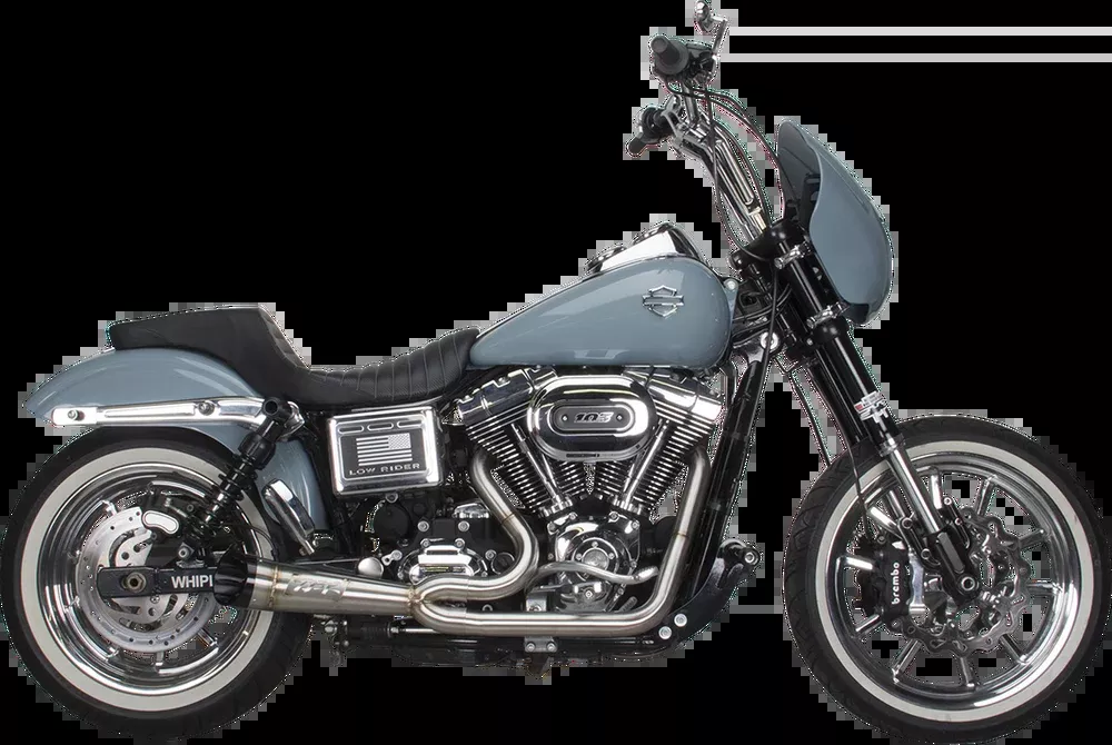 Two Brothers Racing Comp S 2-Into-1 Exhaust - Turnout - Polished - Dyna