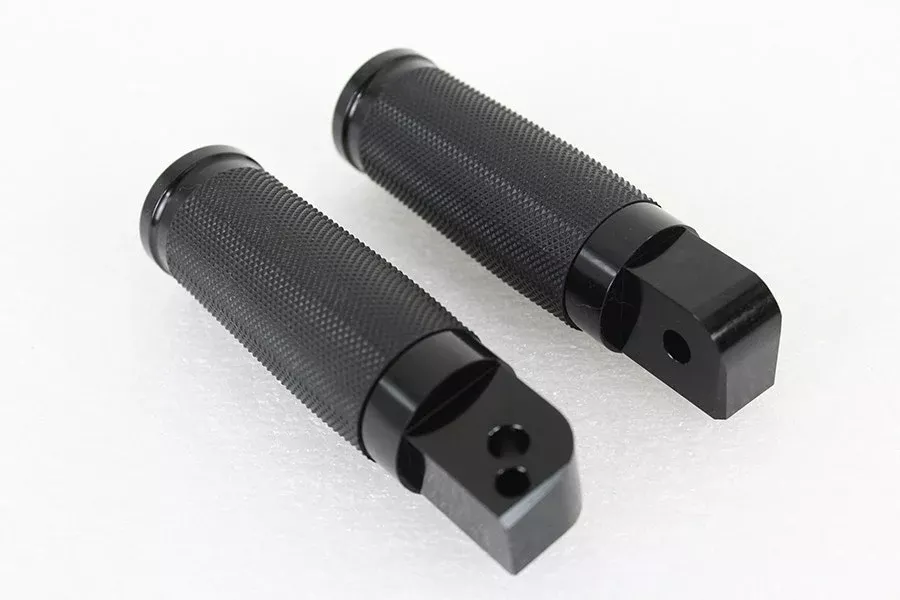 V-Twin 27-0489 Wyatt's 2018 Black Rear Footpeg Set Harley Softail M8 18-Up