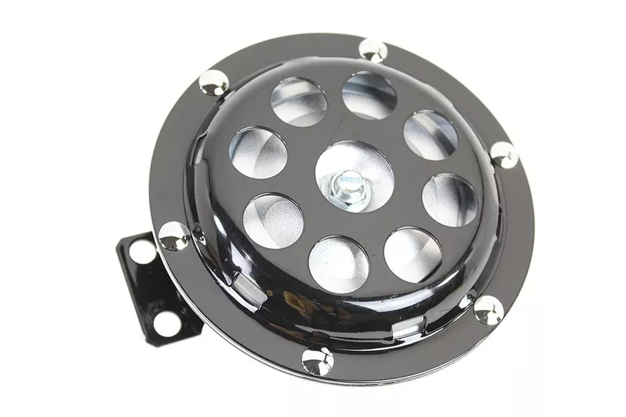 V-Twin 33-1719 Black 6" Horn 9-Hole Harley Ironhead Sportster XLCH 57-79