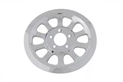 V-Twin Manufacturing Chrome 66 Tooth Outer Primary Pulley Cover 37757-07