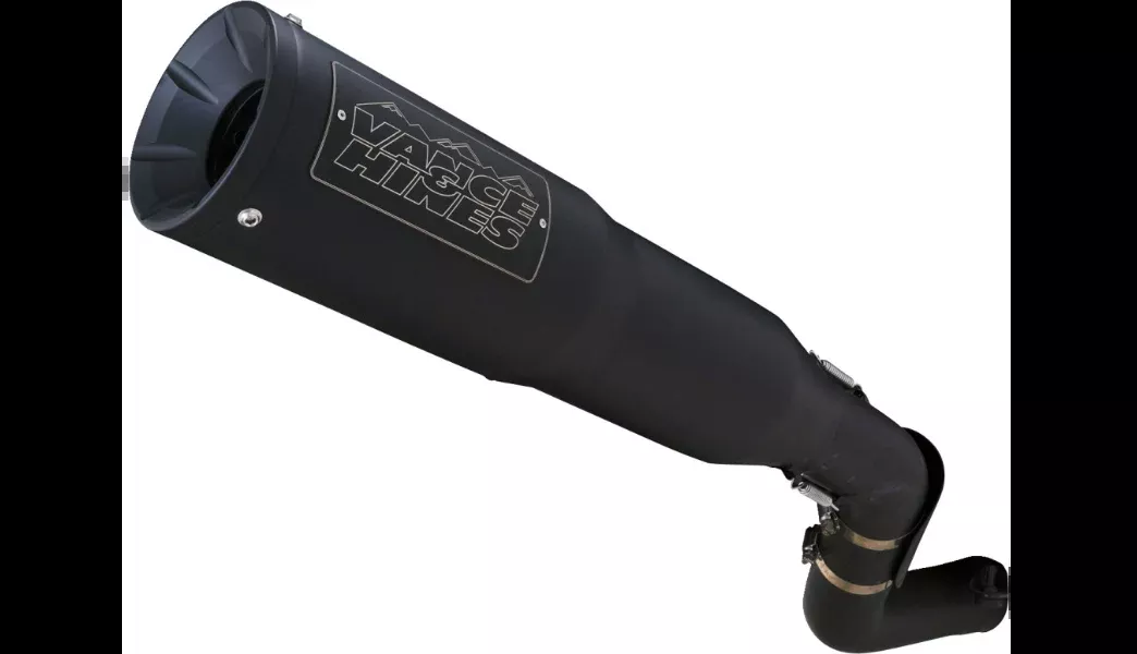 Vance & Hines 46533 Black Adventure Hi-Output 450 Slip On Muffler Harley Pan America