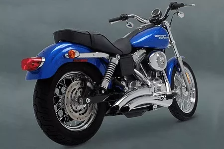 Vance & Hines Big Radius 2-into-2 Exhaust for Harley-Davidson Dyna Models '91-05 - Chrome