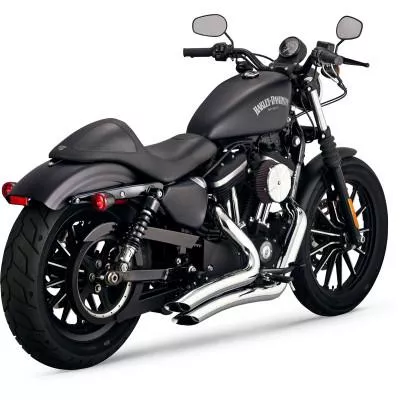 Vance & Hines Big Radius Exhaust, Chrome, Fits 14-20 XL