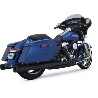 Vance & Hines Dresser Duals Header, Matte Black, Fits 17-20 FLHT/ FLHTK/ FLHR/ FLHX/ FLTRX/ FLTRU/ FLTRK