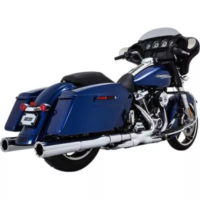 Vance & Hines Power Duals Header, Chrome, Fits 17-20 FLHT/ FLHTK/ FLHX/ FLHR/ FLTRX/ FLTRU/ FLTRK