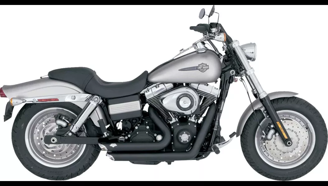 Vance & Hines Shortshots Staggered Exhaust, Black, Fits 06-11 Dyna