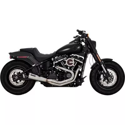 Vance & Hines Upsweep 2-Into-1 Exhaust, Stainless, Fits 18-20 FLDE/ FXBB/ FXFB/ FXLR/ FLSL