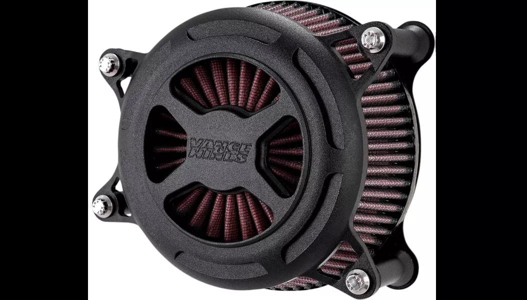Vance & Hines V02 X Air Cleaner – Wrinkle Black – Throttle By Wire Twin Cam