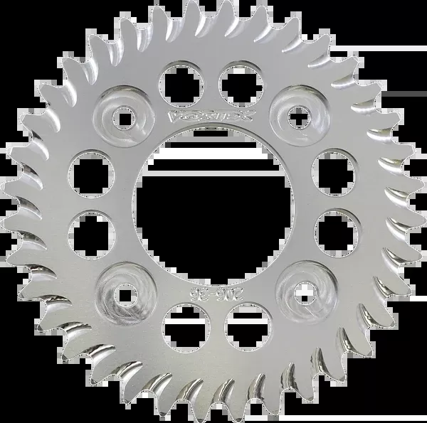 Vortex Aluminum Sprocket – Silver – Rear – 36 Tooth
