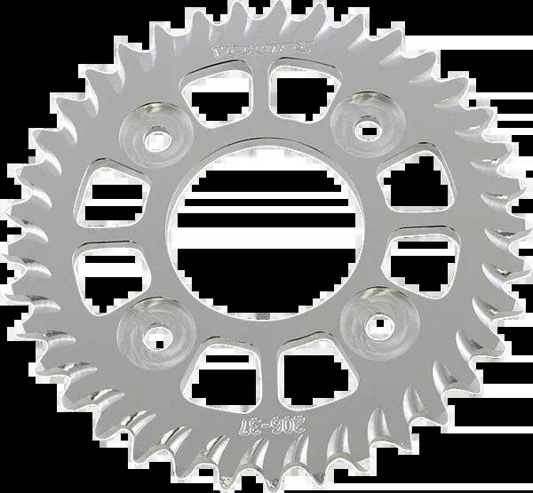 Vortex Aluminum Sprocket – Silver – Rear – 37 Tooth
