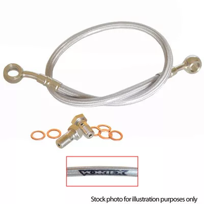 Vortex Honda CBR250R ABS (Nissin Caliper) 11-15 Stainless Steel Front Brake 2-Line Kit