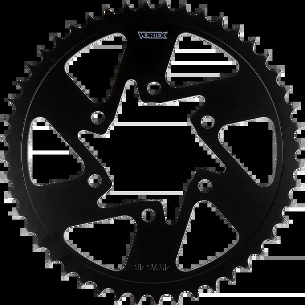Vortex Rear Sprocket – 48 Tooth – Black – Kawasaki