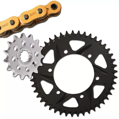 Vortex Suzuki SV650S 99-11 V3 2.0 Gold Chain and Sprocket Kit