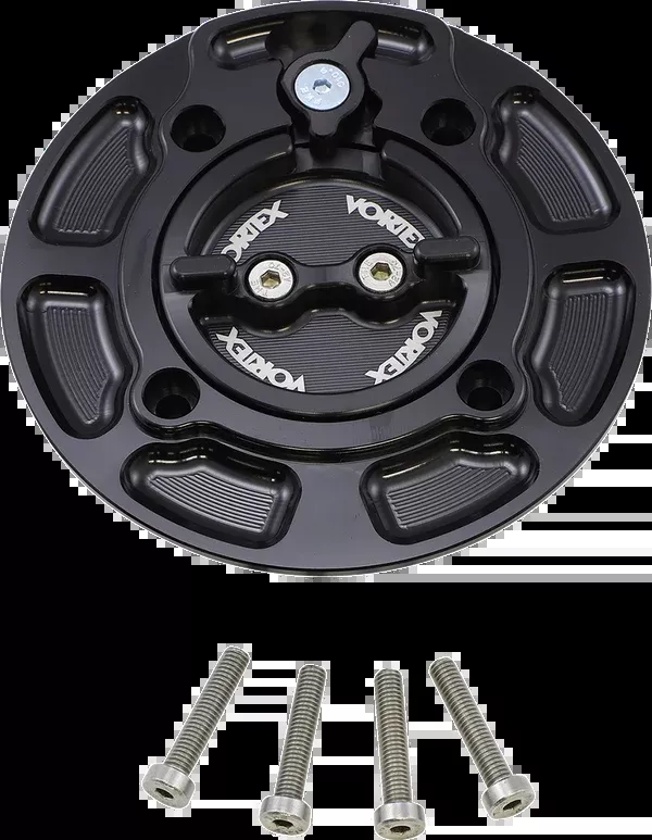 Vortex V3 Fuel Cap – Black – Kawasaki