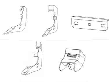 Westin 28-7122PK Nerf Bar Mounting Kit