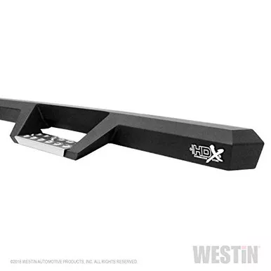 Westin 56-132452 Textured Black Nerf Step Bar (HDX Stainless Drop)