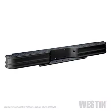 Westin 63000 Universal Black Diamondstep Full Rear Bumper for Comanche/Dakota
