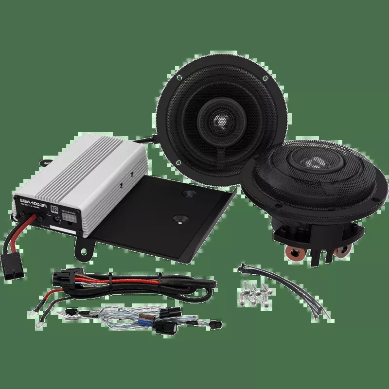 Wild Boar Audio 400 Watt Amp/Speaker Kit 2014 FLH