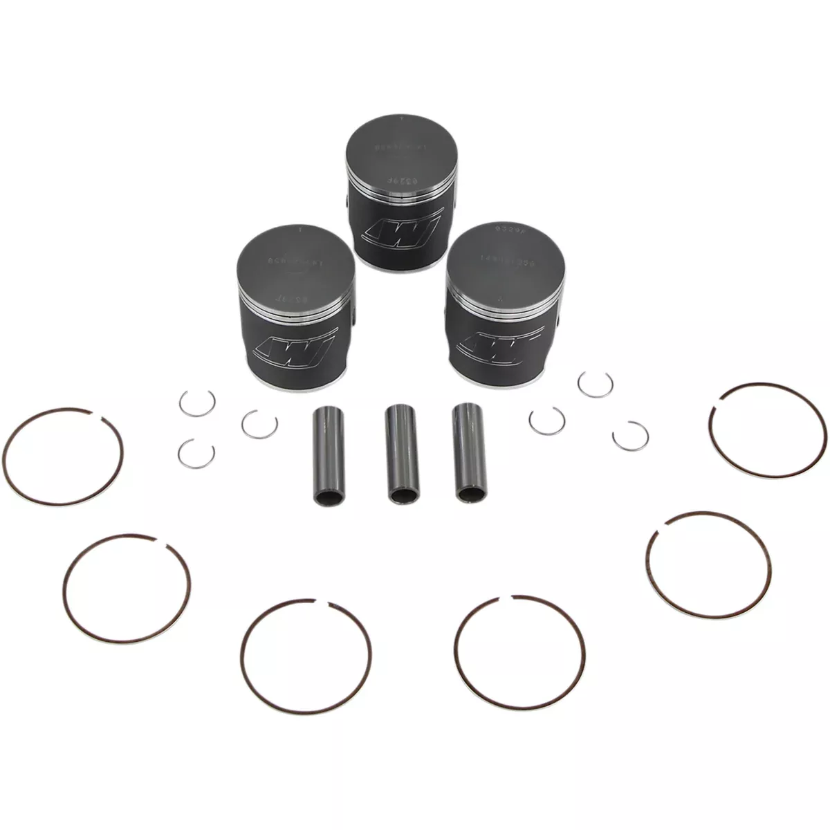 WISECO 0903-0421 K101 Piston Kit Forged Series for 2-Stroke Piston Kit – 60.50 mm – Kawasaki H1 Mach III/KH500
