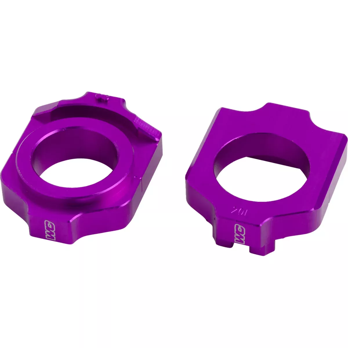 WORKS CONNECTION 1231-1749 17-P221 Elite Axle Block Kit purple – honda