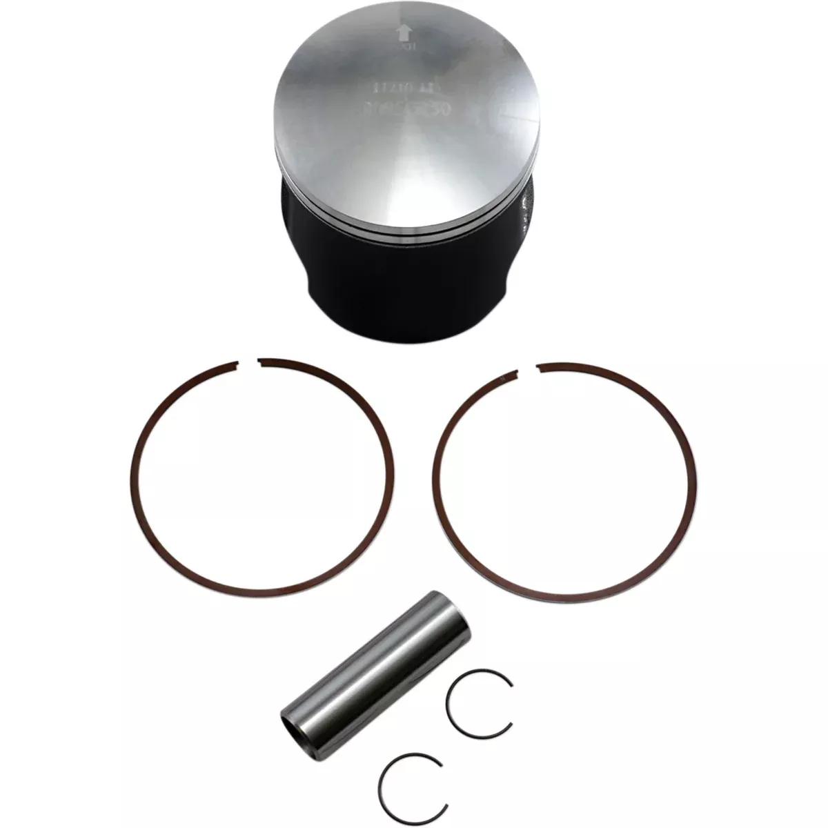 WOSSNER 0910-5517 8095D100 Piston Kit for 2 Stroke Piston Kit – 75.43 mm – Polaris